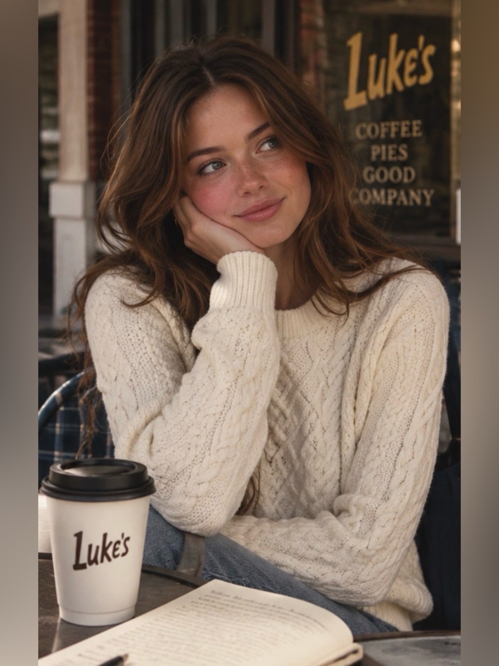J.Crew Ivory Cable Knit Fisherman Crewneck Sweater quiet luxury heritage capsule